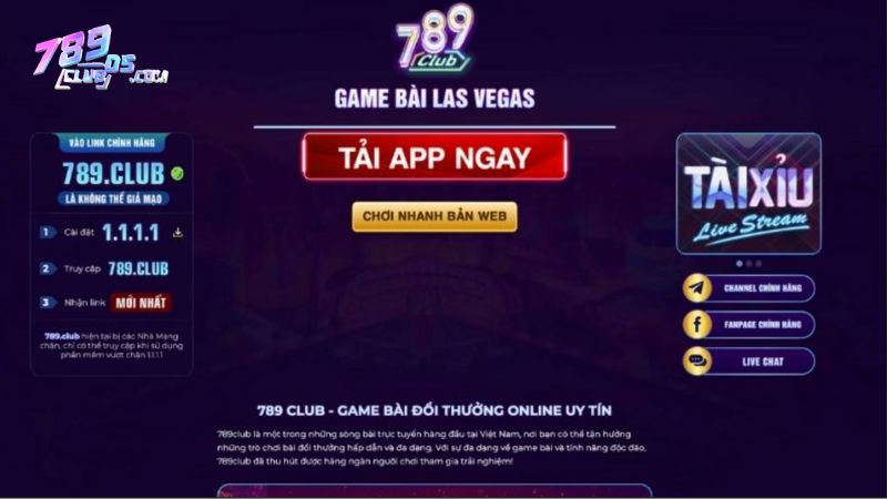 Link tải game 789club mới nhất! Chính thức